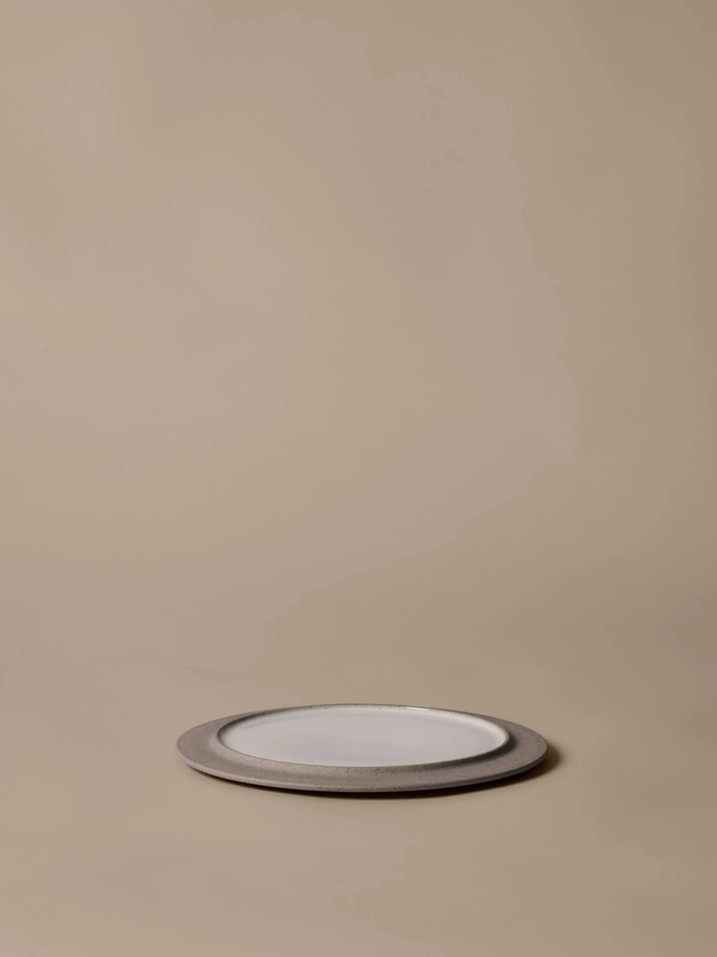 Plato Sonae, 2-pack, Grey-white, Ø25 cm Ferm Living