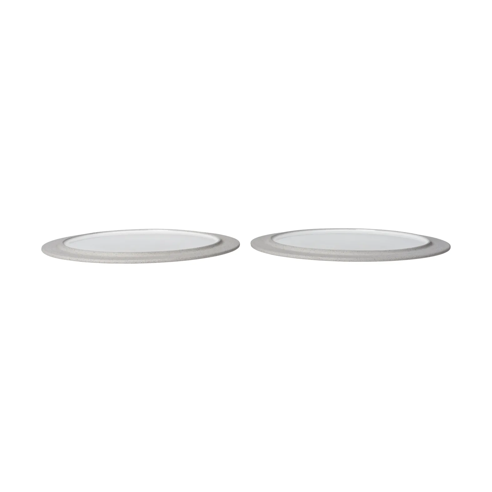 Plato Sonae, 2-pack, Grey-white, Ø28 cm Ferm Living