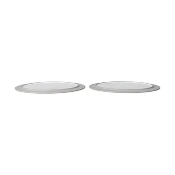 Plato Sonae, 2-pack - Grey-white, Ø28 cm - Ferm Living