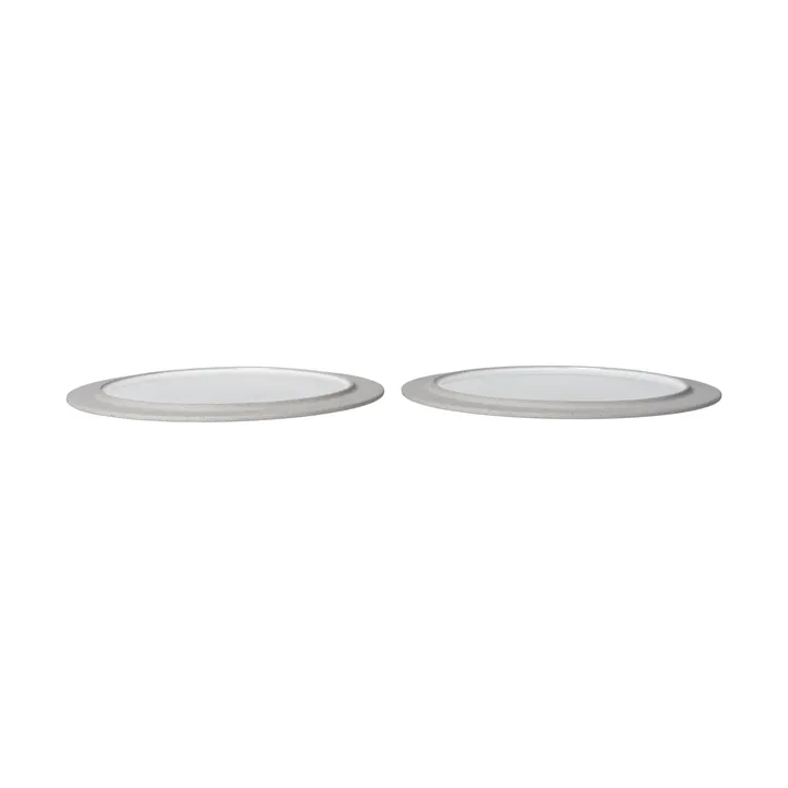 Plato Sonae, 2-pack - Grey-white, Ø28 cm - Ferm Living
