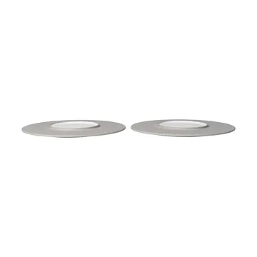 Plato Sonae, 2-pack - Grey-white, Ø28 cm - Ferm Living