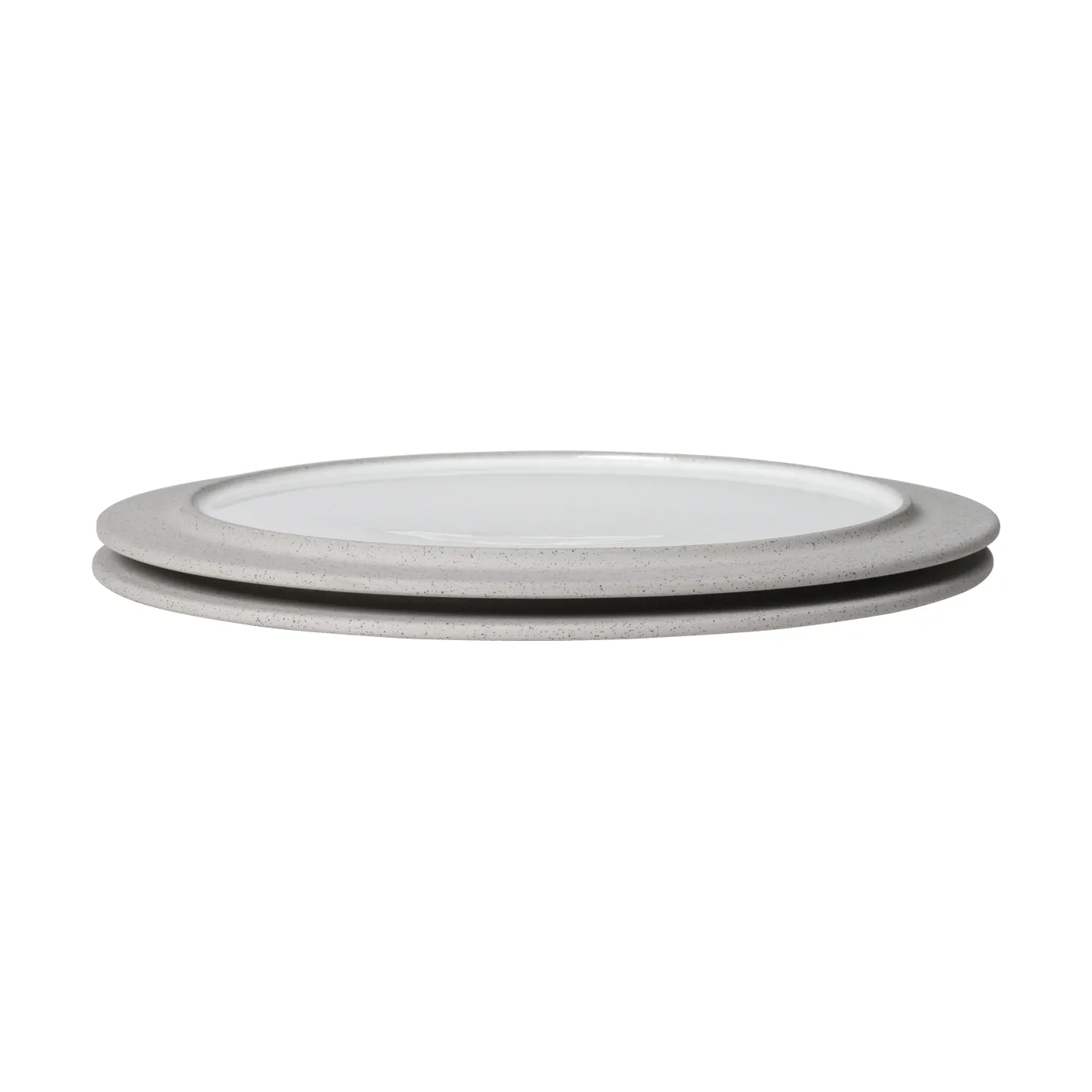 Plato Sonae, 2-pack, Grey-white, Ø28 cm Ferm Living