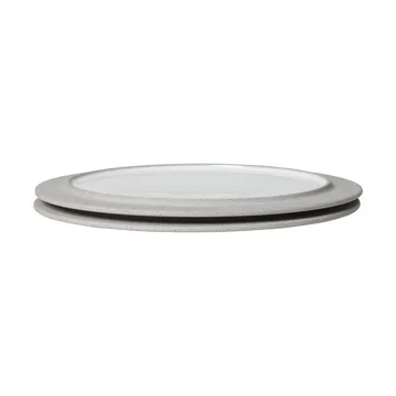 Plato Sonae, 2-pack - Grey-white, Ø28 cm - Ferm Living