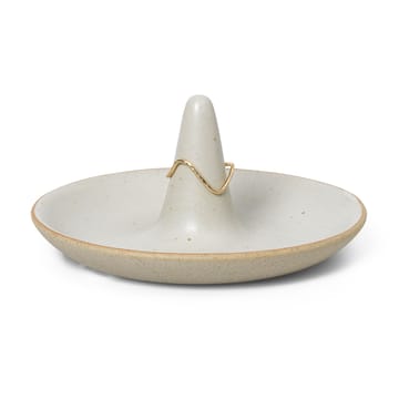 Porta anillos Ring Cone  - Off-white speckle - Ferm Living