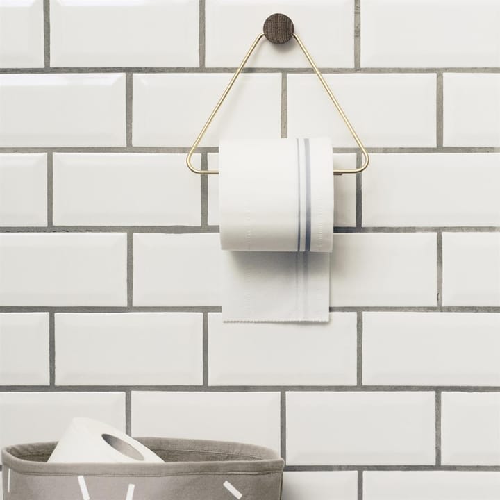 Portarrollos baño Brass, 17,5 x 15 cm Ferm Living