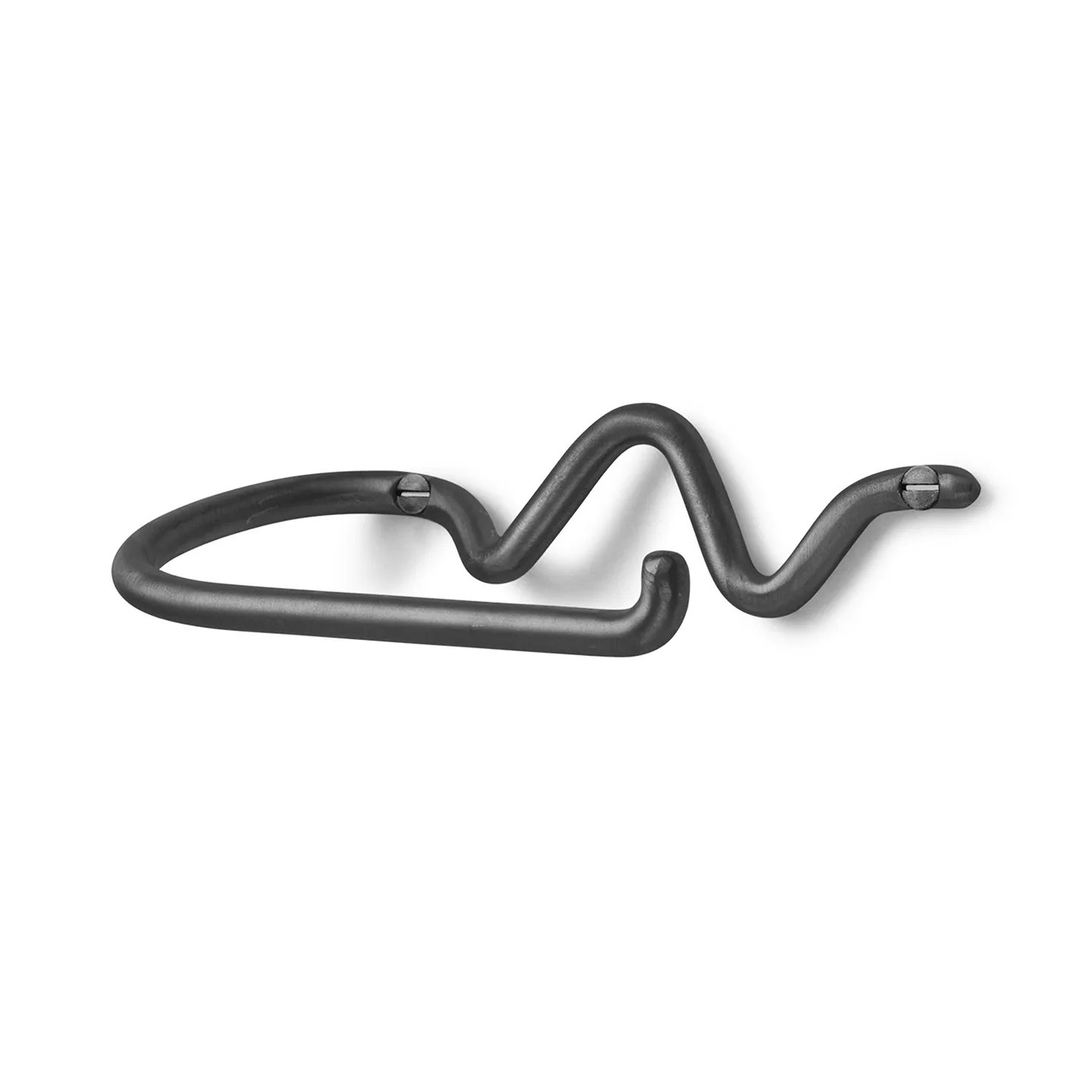 Portarrollos para papel higiénico Curvature, latón negro Ferm Living