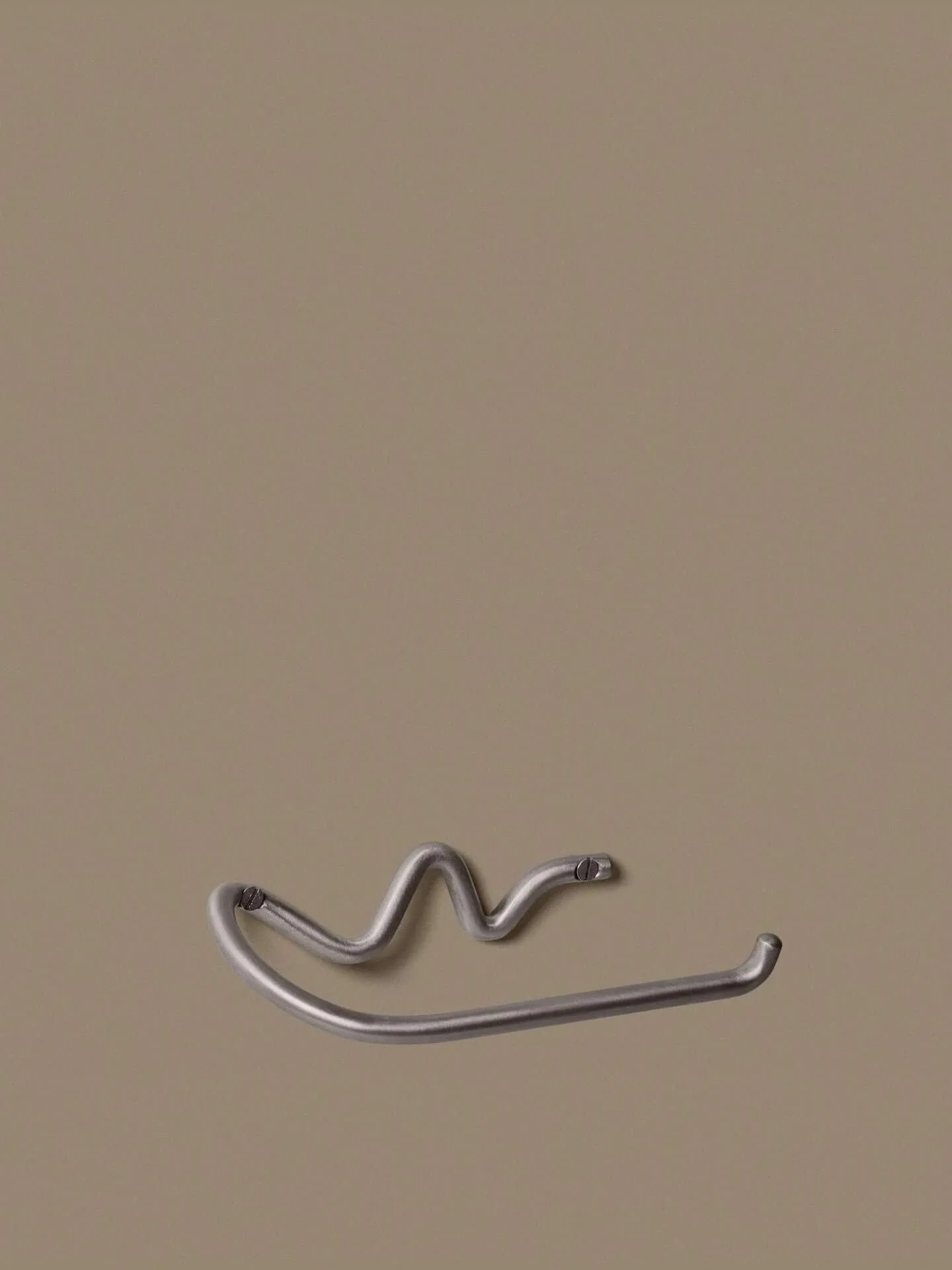 Portarrollos para papel higiénico Curvature, Stainless steel Ferm Living
