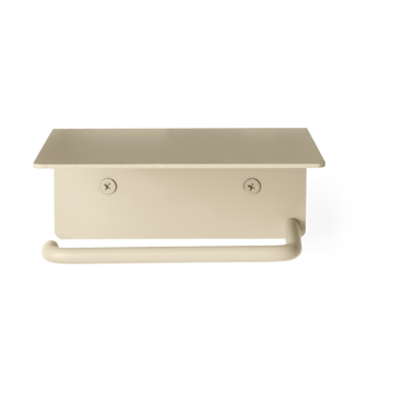 Portarrollos para papel higiénico Dora con estante - Cashmere - Ferm Living