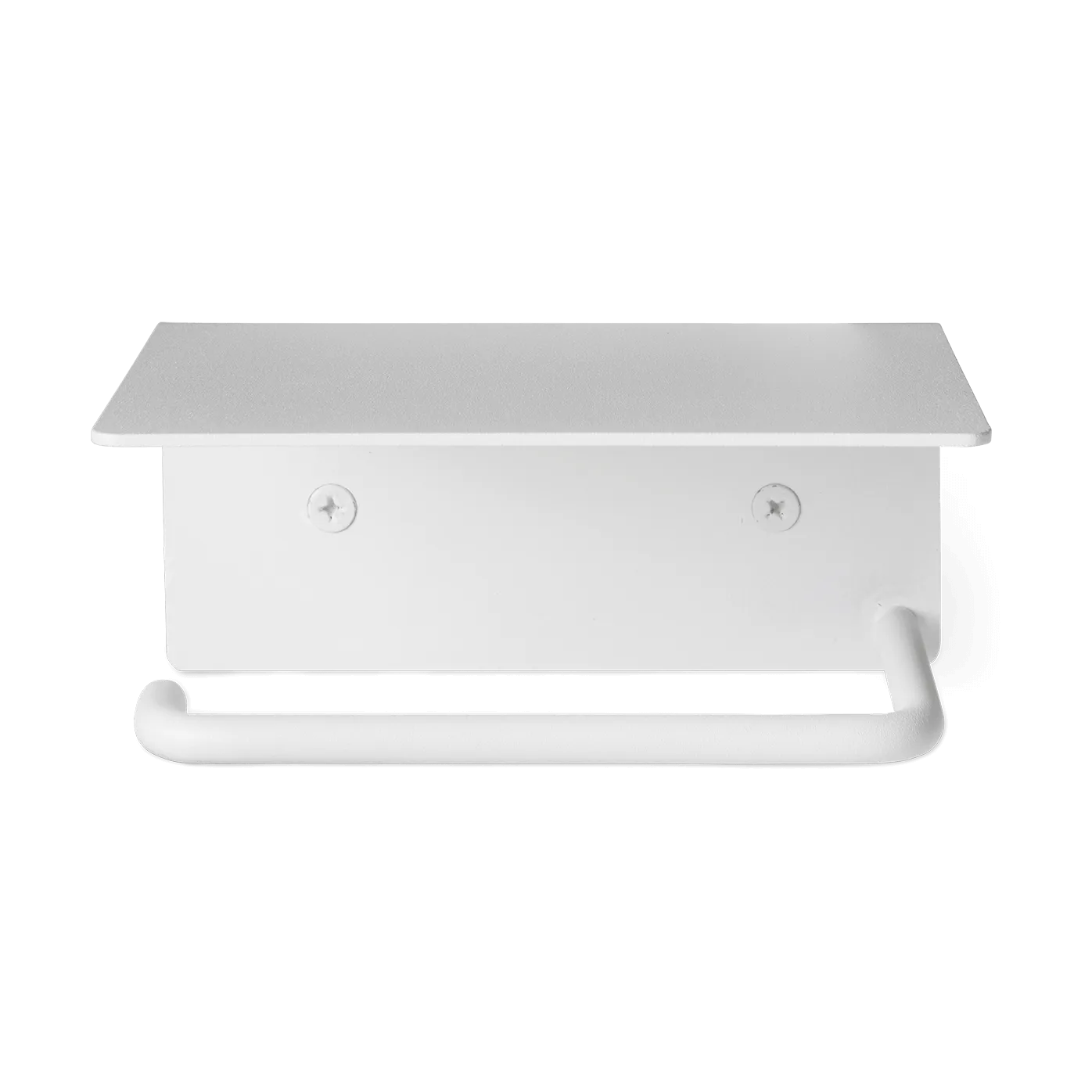 Portarrollos para papel higiénico Dora con estante, White Ferm Living