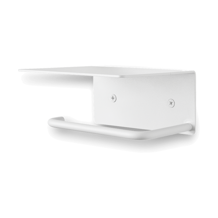 Portarrollos para papel higiénico Dora con estante, White Ferm Living