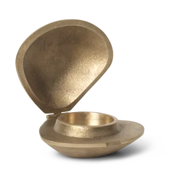 Portavelas Clam - Latón - Ferm Living