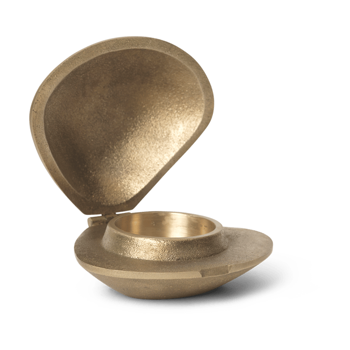 Portavelas Clam - Latón - Ferm Living