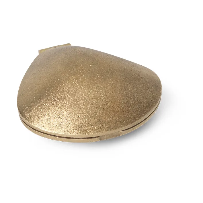 Portavelas Clam, Latón Ferm Living