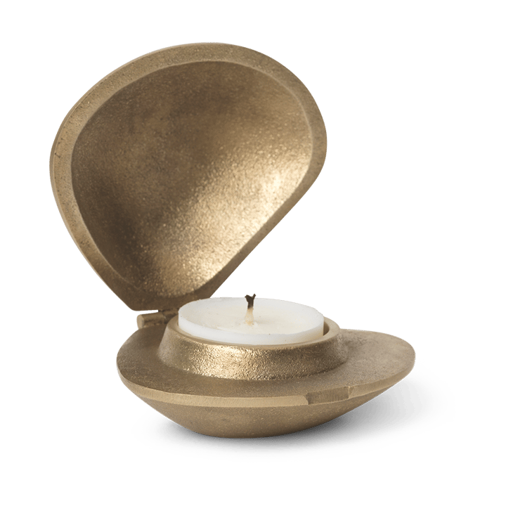 Portavelas Clam, Latón Ferm Living