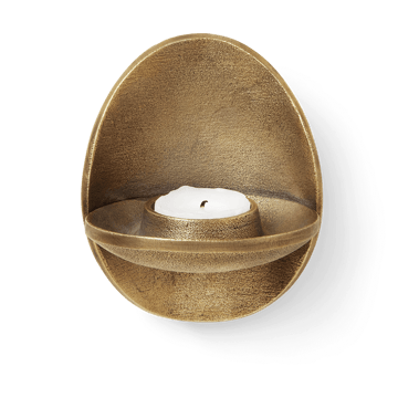 Portavelas de pared Agapé - Brass finish - Ferm Living