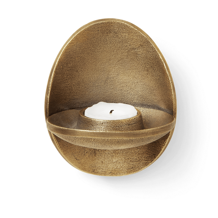 Portavelas de pared Agapé, Brass finish Ferm Living