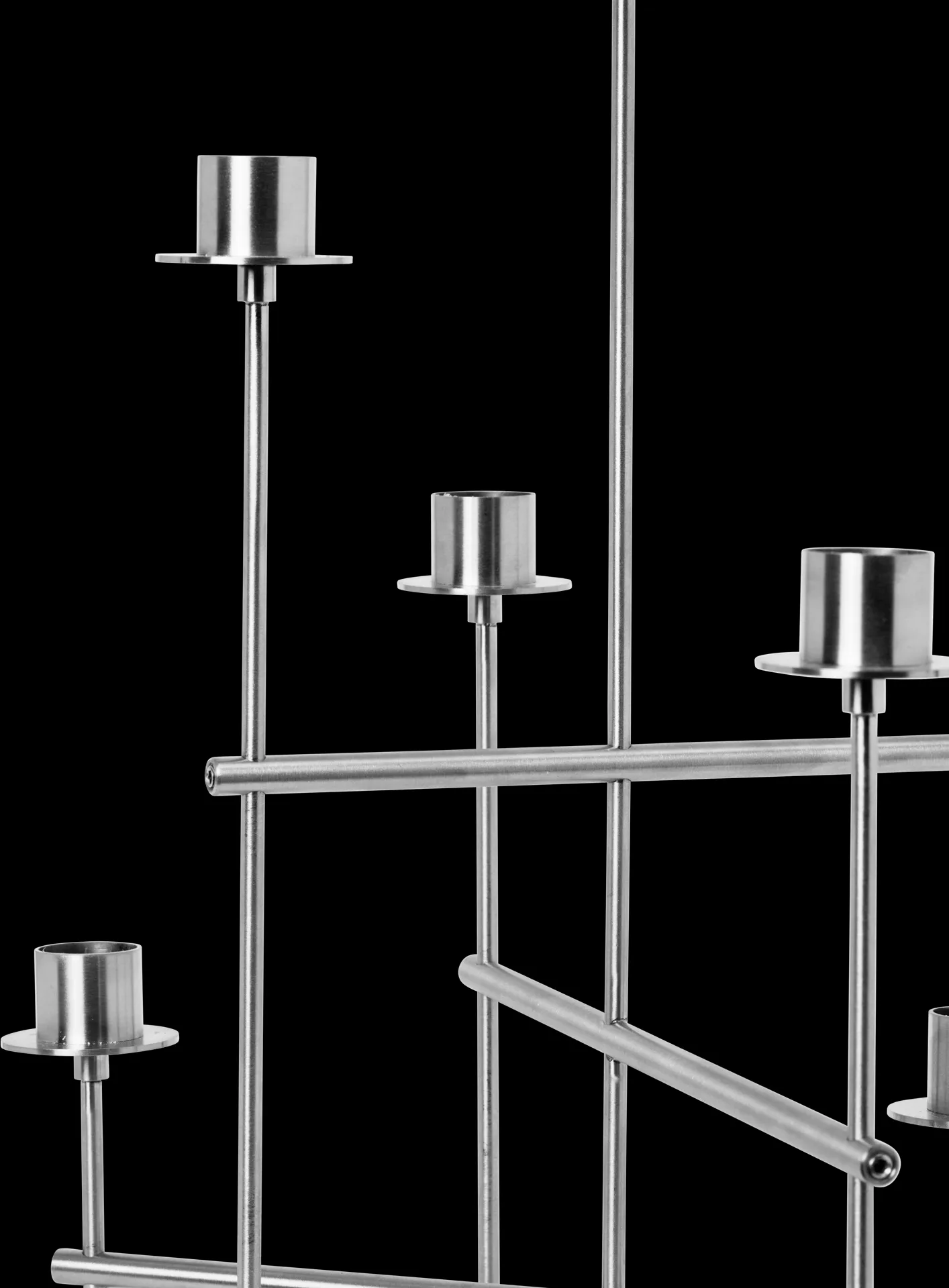 Portavelas Elysia, Brushed stainless steel Ferm Living