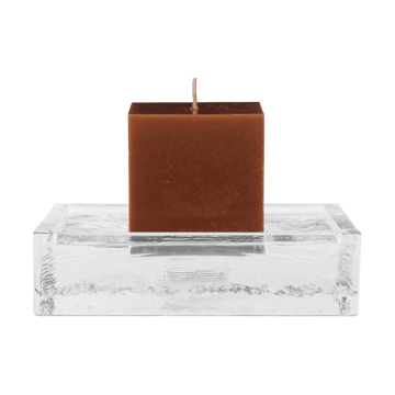 Portavelas Gradia square 16x16 cm - Clear - Ferm Living