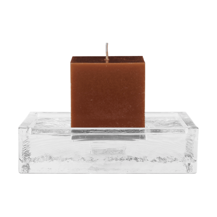 Portavelas Gradia square 16x16 cm, Clear Ferm Living