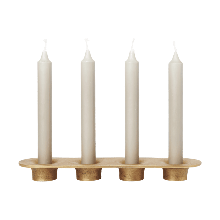 Portavelas Soothe 4, 8x29 cm, Brass Finish Ferm Living