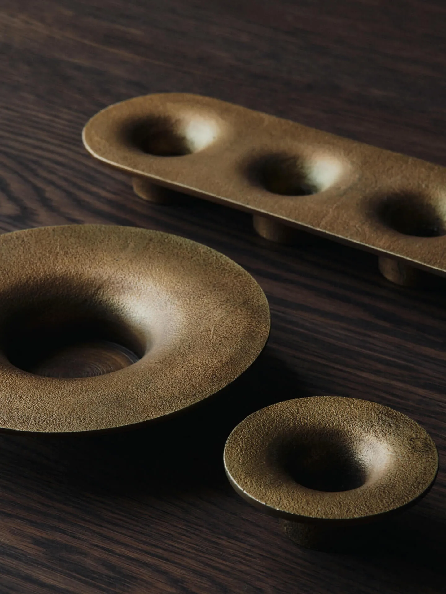 Portavelas Soothe 4, 8x29 cm, Brass Finish Ferm Living