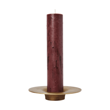 Portavelas Soothe block Ø16 cm - Brass Finish - Ferm Living
