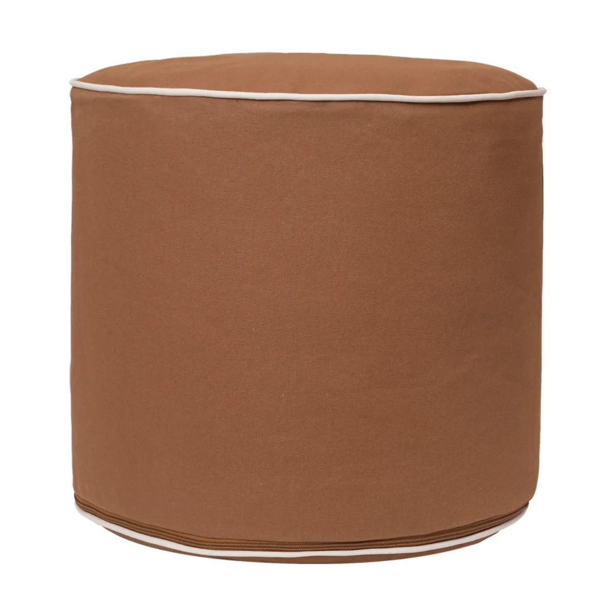 Puff de asiento Billow , Tan, Ø40 × 34 cm Ferm Living
