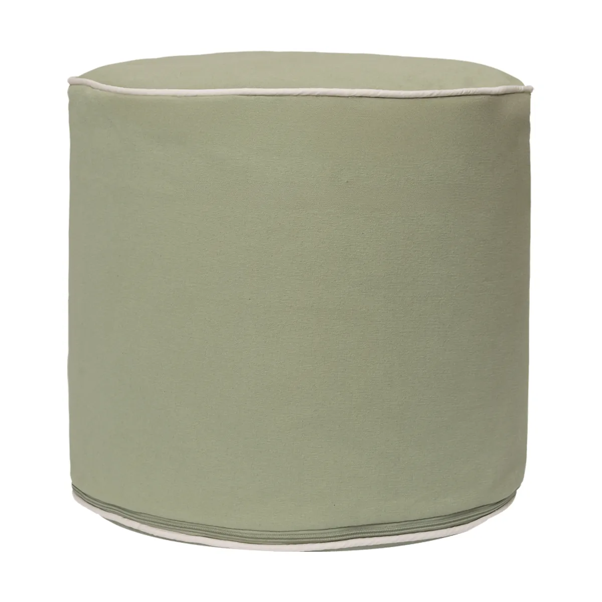 Puff de asiento Billow , Tea green, Ø40x34 cm Ferm Living