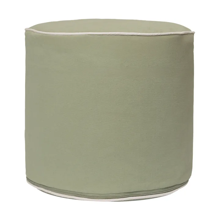 Puff de asiento Billow  - Tea green, Ø40x34 cm - Ferm Living