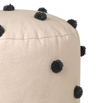 Puff Dot Ø39 cm - Sand-black - Ferm Living
