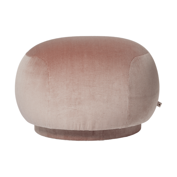 Puff Rico pouf - Devoré Velvet-blush - Ferm Living