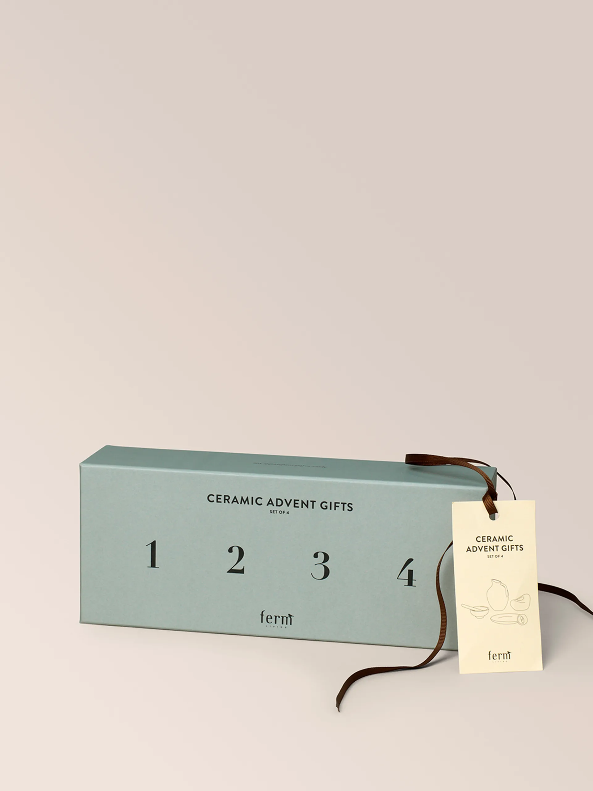 Regalos de adviento Ceramic, 4 piezas, Multi Ferm Living