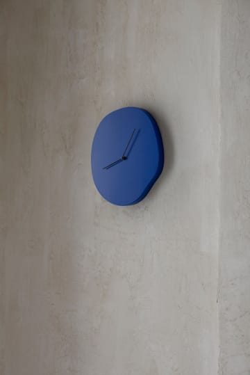 Reloj de pared Melt 28x33 cm - Blue - Ferm Living