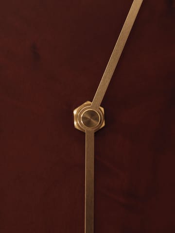 Reloj de pared Melt 28x33 cm - Dark stained burl - Ferm Living