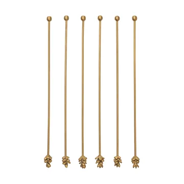 Removedores de bebidas Forest, 6-pack - Latón - Ferm Living