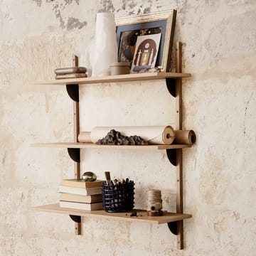 Repisa Sector triple wide - Roble-negro - Ferm Living
