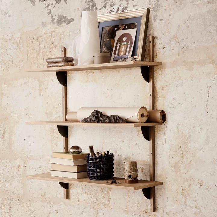 Repisa Sector triple wide, Roble-negro Ferm Living