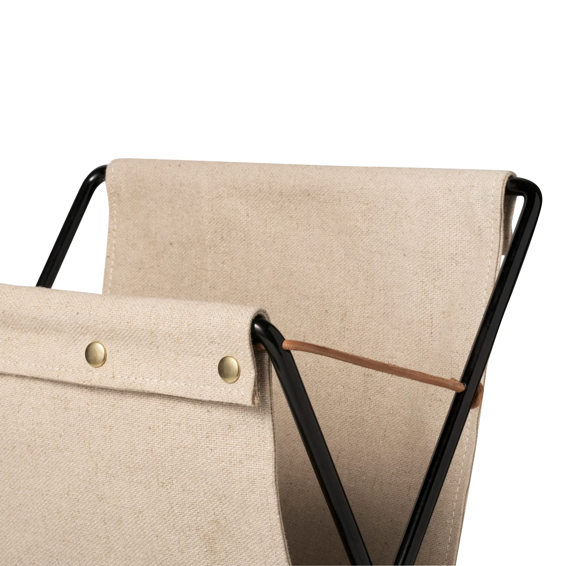 Revistero Herman, negro Ferm Living