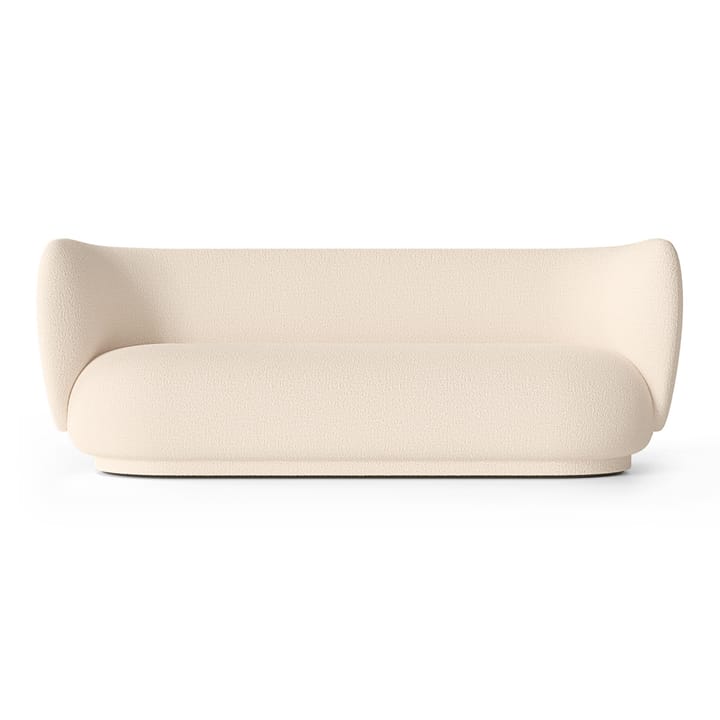 Rico soffa boucle 3-sits, Wool bouclé offwhite Ferm Living