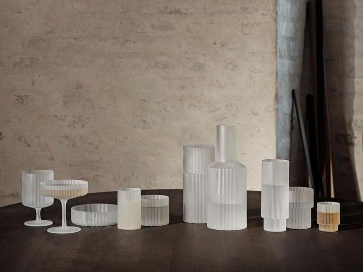Ripple 4 Vasos de servir verrines 14 cl, Clear Ferm Living