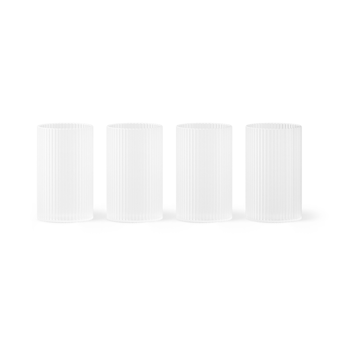 Ripple 4 Vasos de servir verrines 14 cl - Frosted - Ferm Living