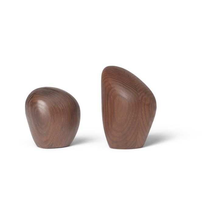 Salero y pimentero Cairn - Dark brown - Ferm Living