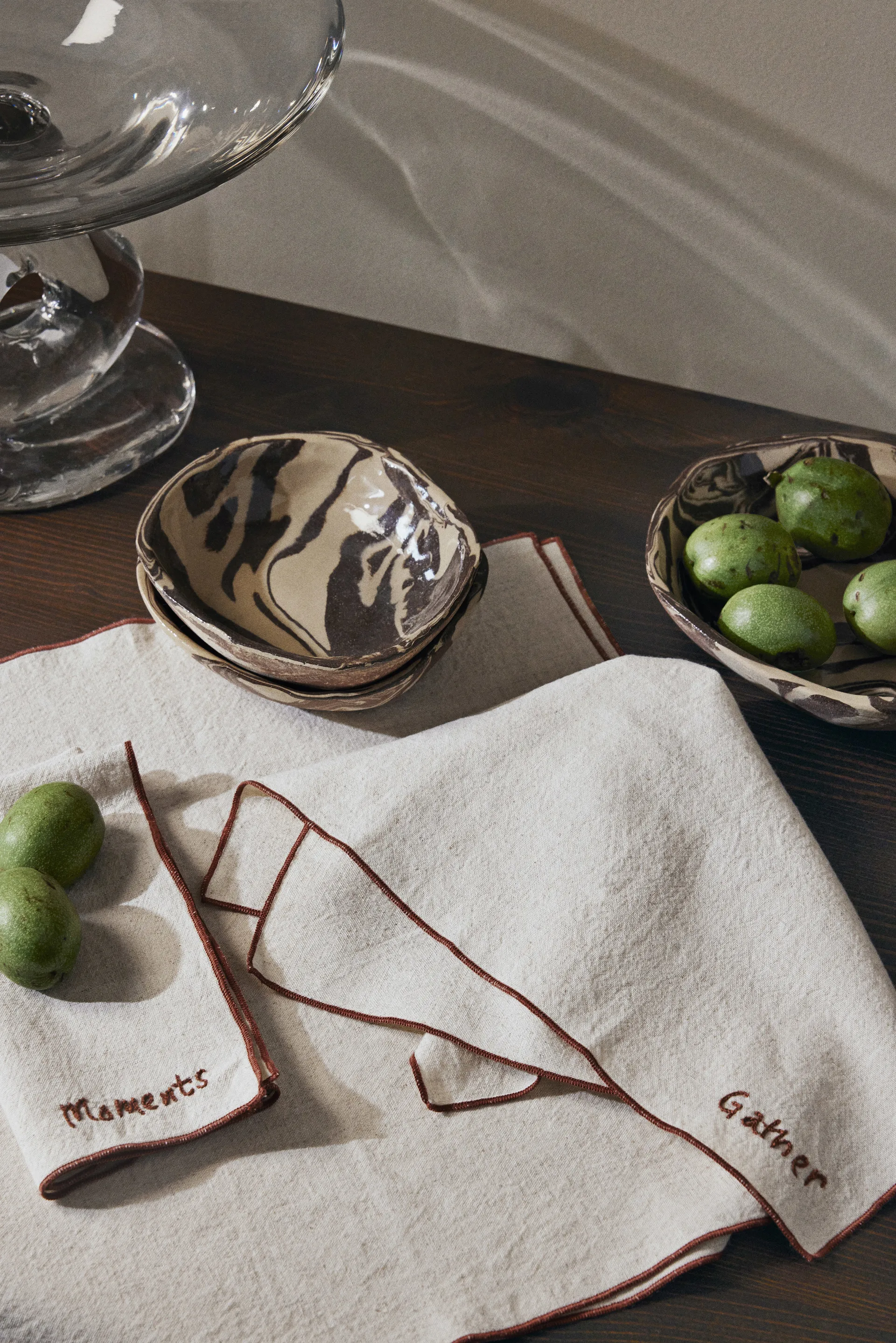 Servilletas Occasions, 4 piezas, Natural Ferm Living