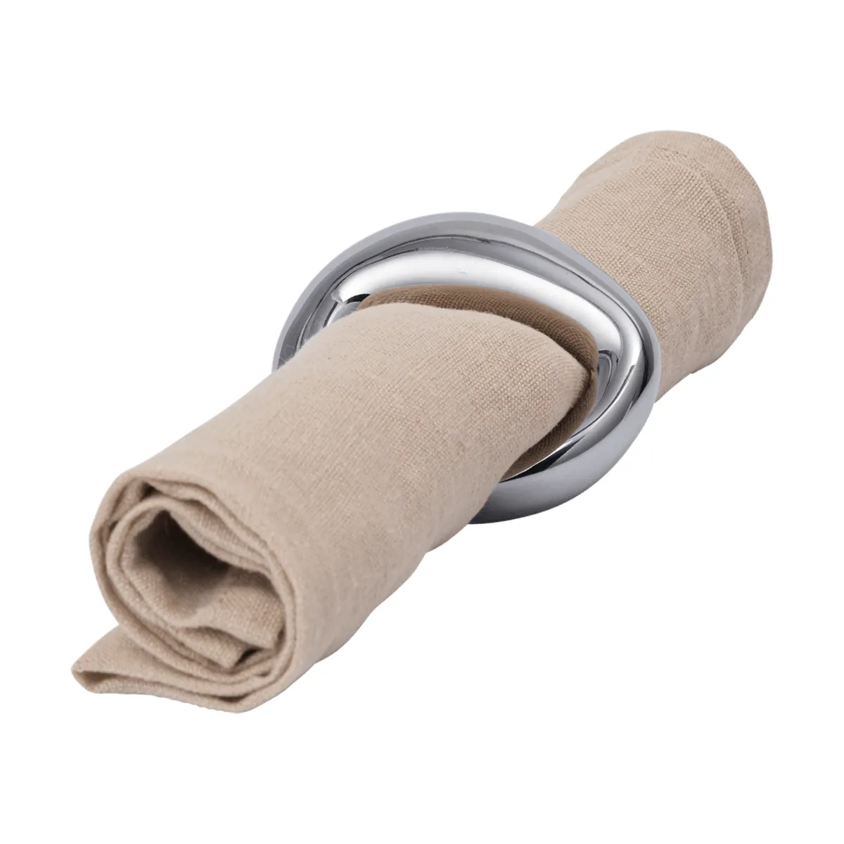 Servilleteros Orrith, 4-pack, Plata Ferm Living