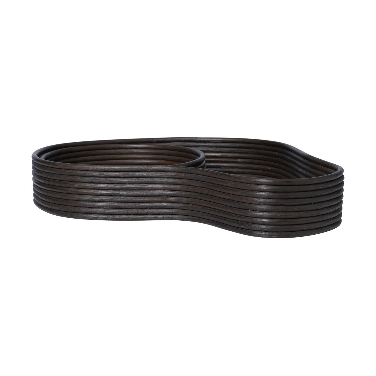Set de 2 bandejas Isola, Dark stained Ferm Living