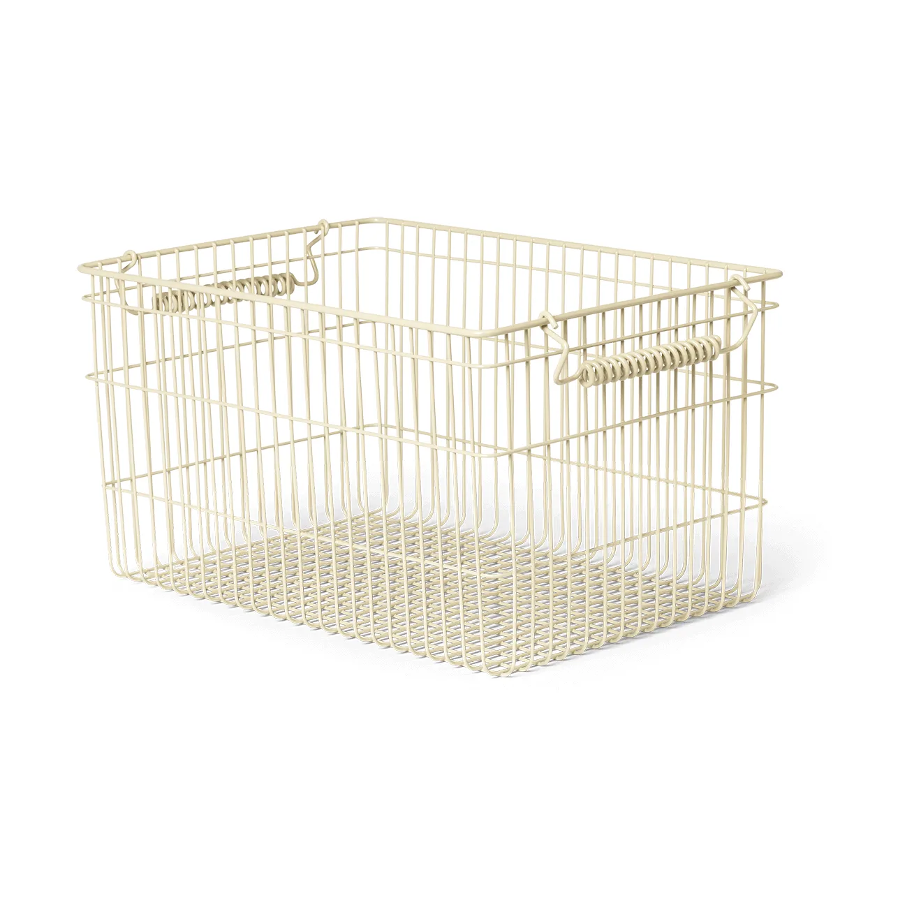 Set de 2 cestas Cala apilables, Cashmere, 36,2x26,2x20,2 cm Ferm Living