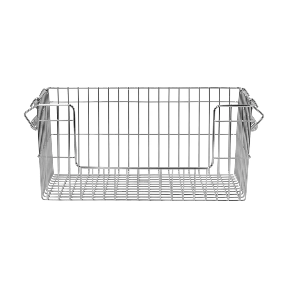 Set de 2 cestas Cala apilables, Stainless Steel, 28,7x18x13 cm Ferm Living