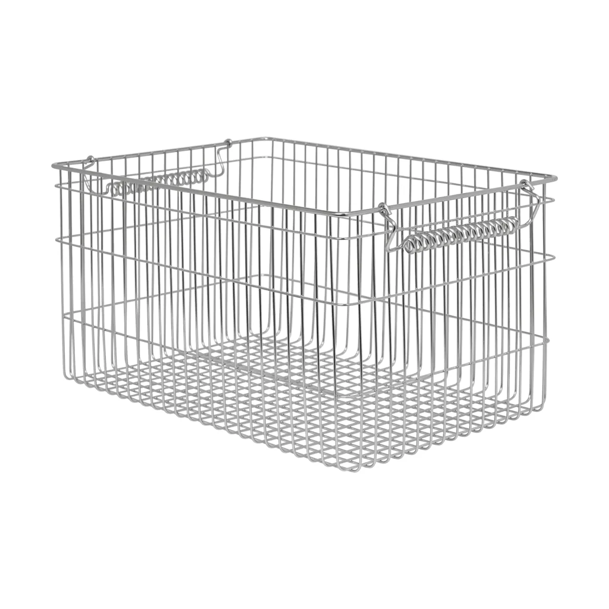 Set de 2 cestas Cala apilables, Stainless Steel, 36,2x26,2x20,2 cm Ferm Living