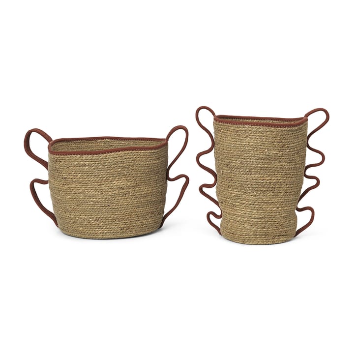 Set de 2 cestas Verso - Brick - Ferm Living