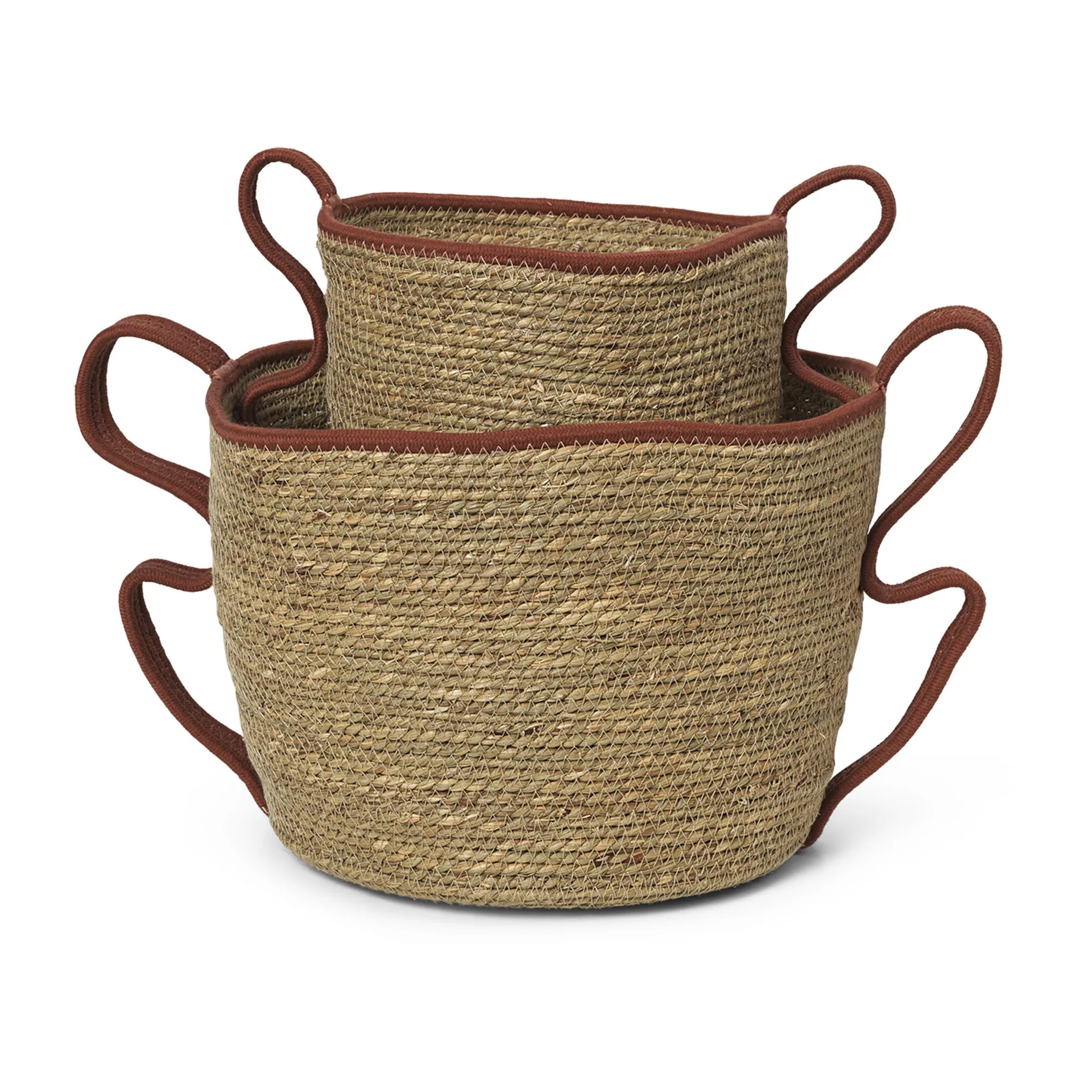 Set de 2 cestas Verso, Brick Ferm Living